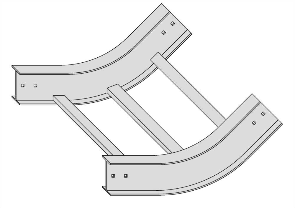 垂直上升45度彎接頭