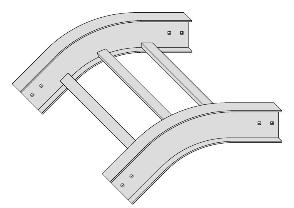 垂直下降45度彎接頭