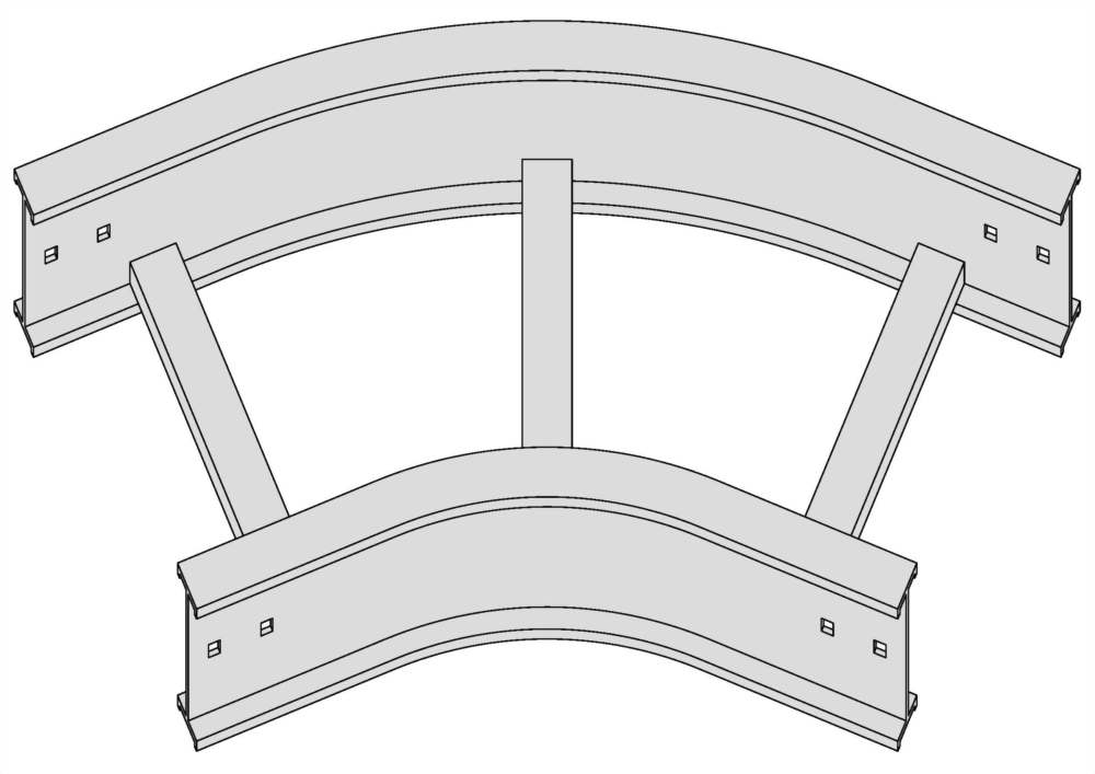 水平45度彎接頭