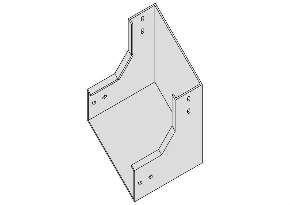 密閉型垂直上升90°彎接頭