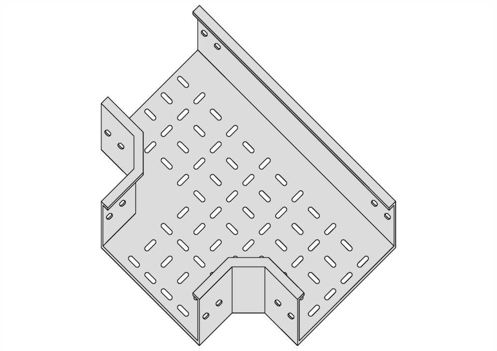 通風型水平T型彎接頭