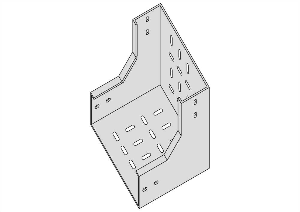通風型垂直上升90°彎接頭