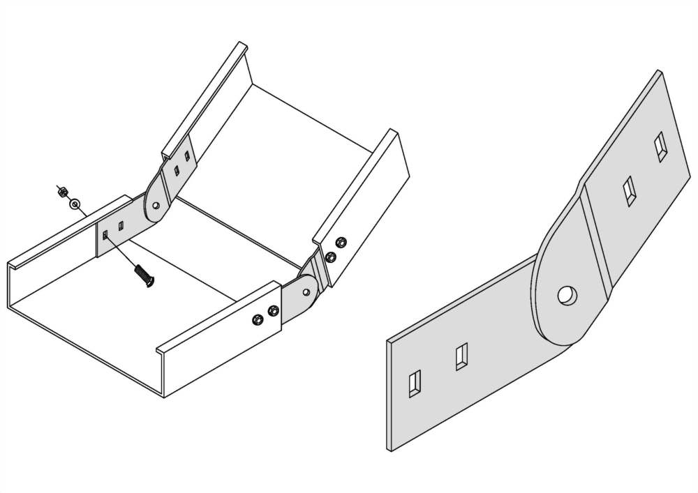 垂直可調連接片