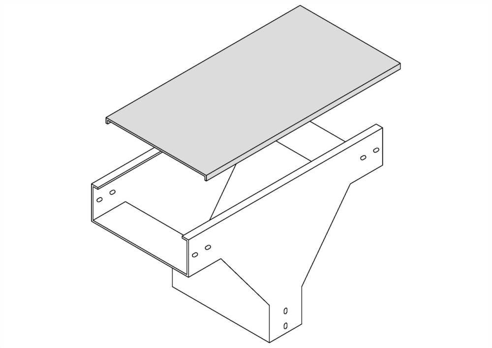 垂直T型彎接頭蓋板