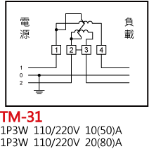 台芝 電子式電錶