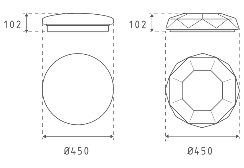 旭光 LED 易吸吸頂燈 42W [壁切款]  ESEY易吸系列