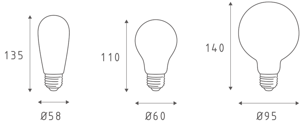 LSB4.5W/822/U/360/ST58   LSB4W/827/U/360/A60   LSB4W/822/U/360/G95