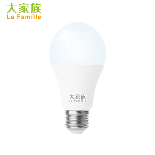 大家族 LED球泡燈｜16W 全電壓｜Ra80 高演色｜低閃爍光源｜三段色溫可選｜安全無藍光危害｜CNS認證
