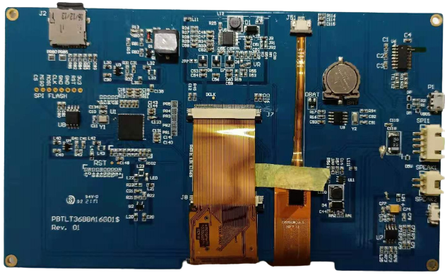 7.0 inch 800x480 UART TFT LCD