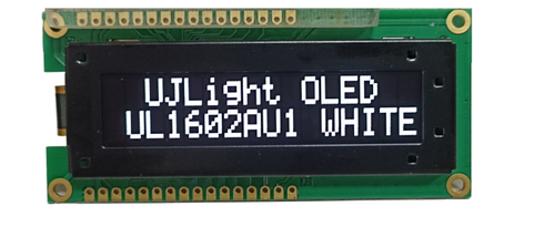 16x2 COG OLED Character Display | UL1602AU1