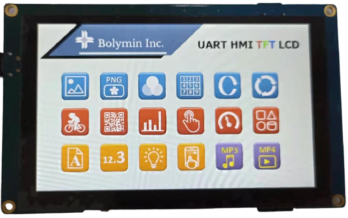 5.0 inch 800x480 UART TFT LCD