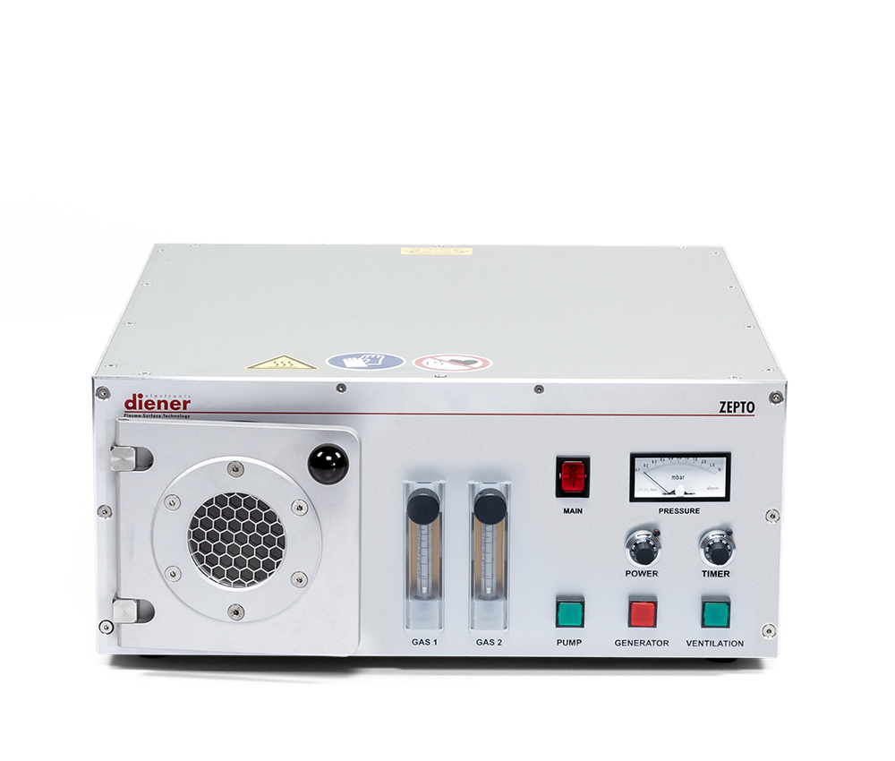 Plasma cleaning machine (Diener, Germany) Zepto (Semi-automatic)