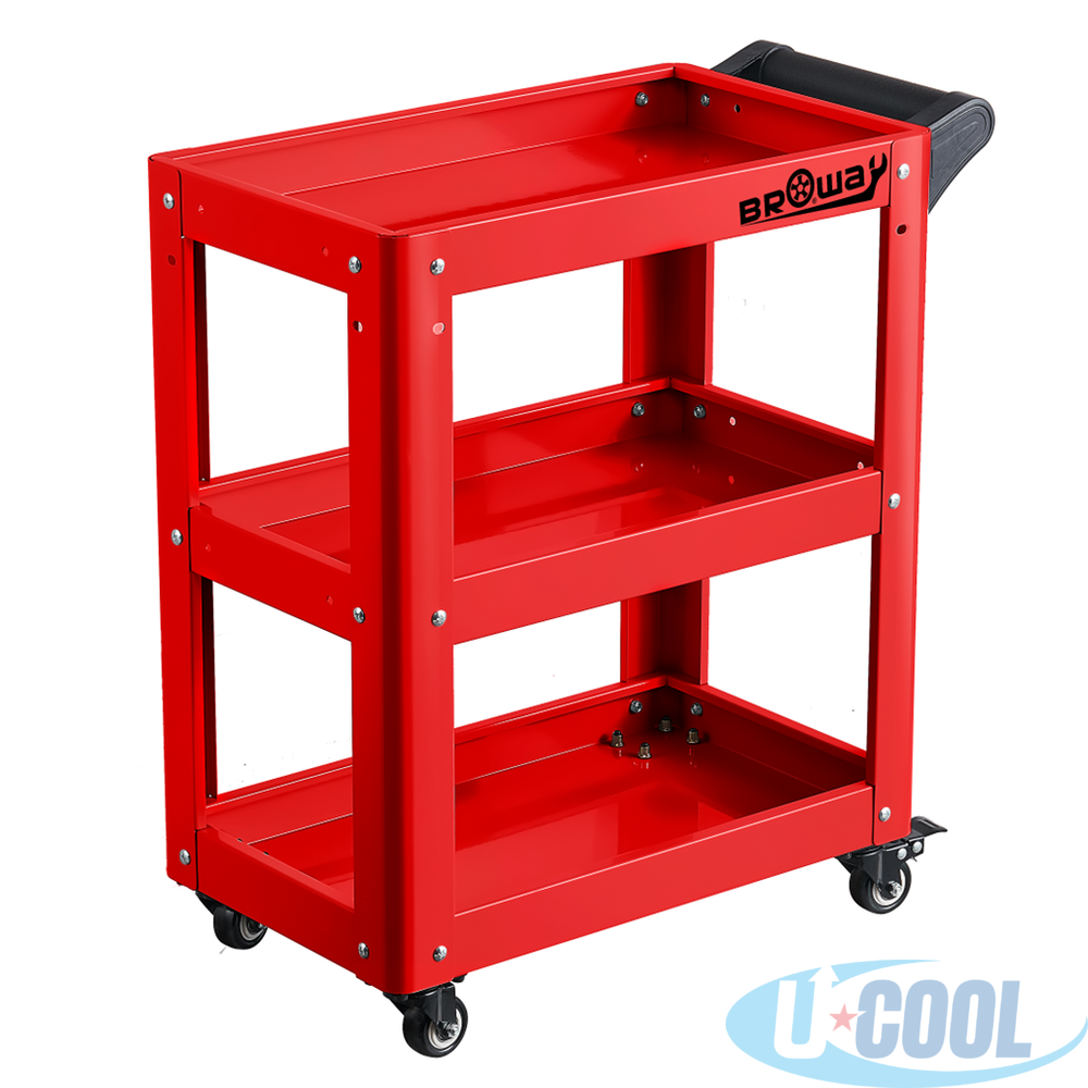 三層工具車-紅