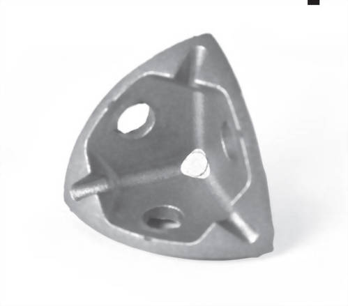 三角弧形連結塊