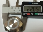 Thinning Metal button switch