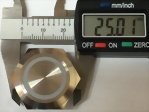 Thinning Metal button switch