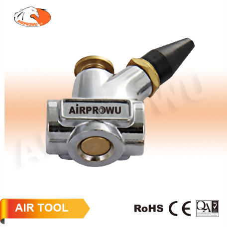 Air In-Line Blow Gun w/ Injecting Rubber Tip Nozzle