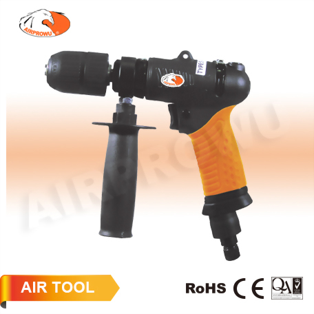 Low Noise Oil Free Pistol Direct Type Composite Air Drill