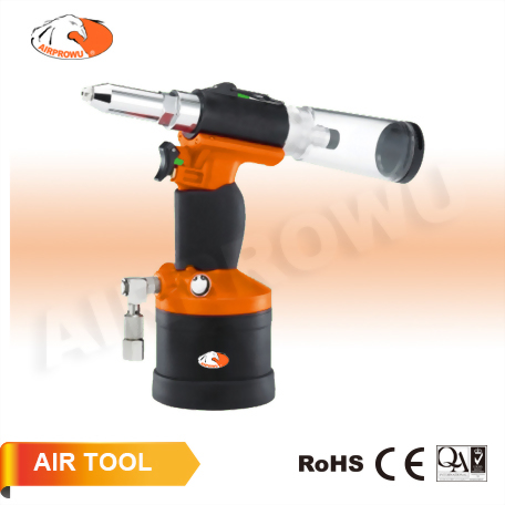 Composite Air Hydraulic Riveter w/ Vacuum Mandrel Collection System