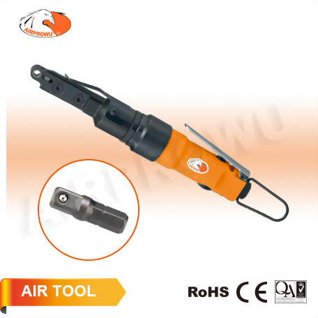 Mini Close-End Air Ratchet Wrench w/ Bit Adaptor
