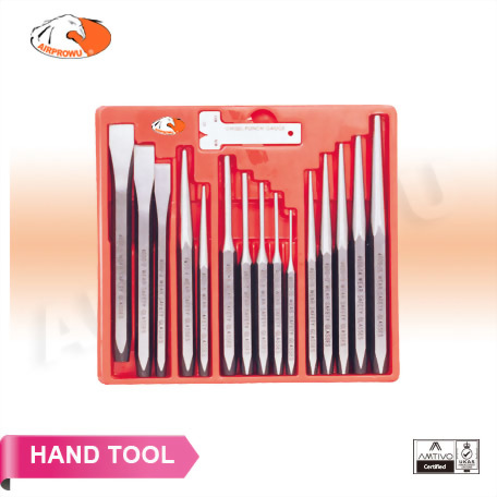 16PCS Punch & Chisel Set