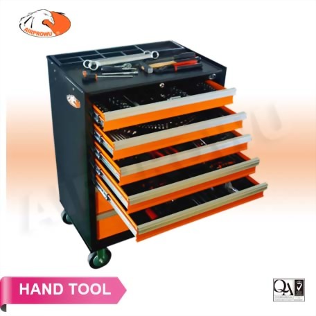 293 PCS_7-Drawer Tool Trolley W/Tools, W/O Paper