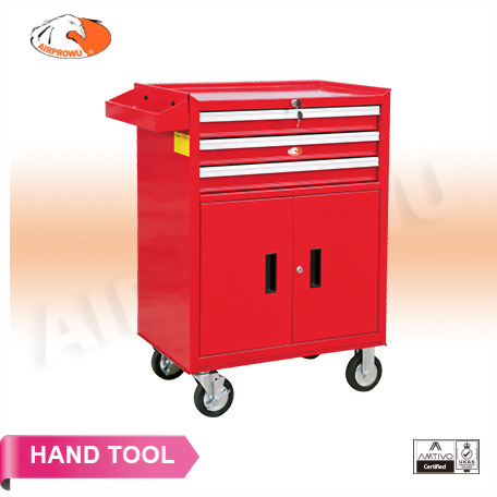 3 - Drawer Roll-Wagon With Bulk Storage Compartment Ball Bearing Slides