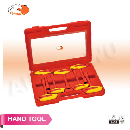 VDE T-Handle Nut Hex Key Wrench Set (7PCS)