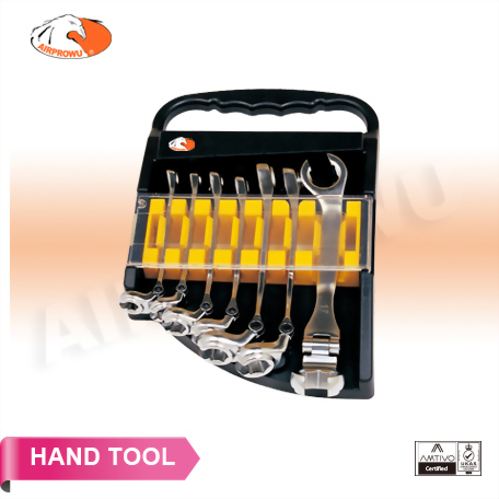 7PCS Flexible Flare Nut Combination Wrench Set