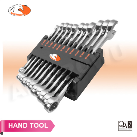 11PCS Open End Ratcheting Combination Wrench Set