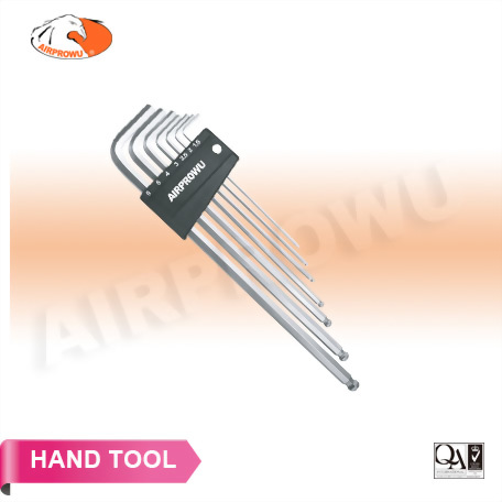 Extra Long Ball Point Hex Key Wrench Set (7 PCS)