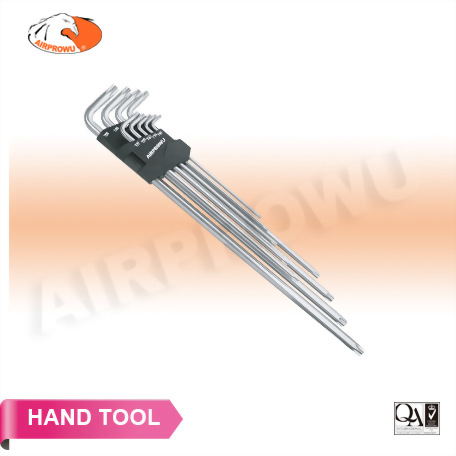 Super Long Tamper Star & Star Key Wrench Set (9 PCS)