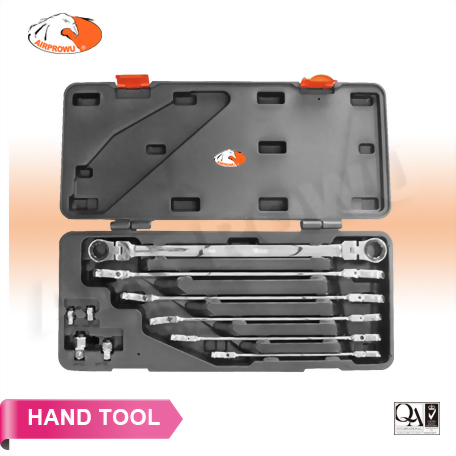 EXTRA LONG DOUBLE  BOX FLEXIBLE RATCHET WRENCH SET -72T