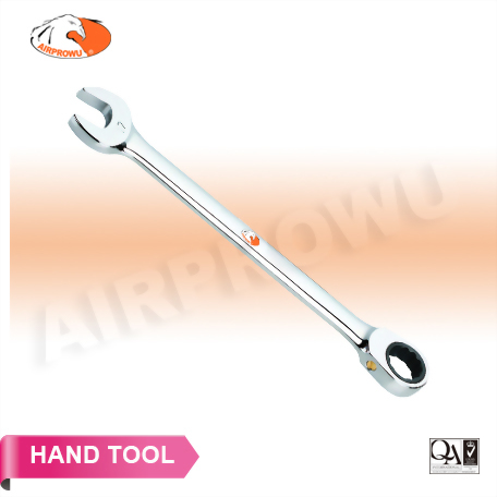Flat Ratcheting Wrench-Spherical