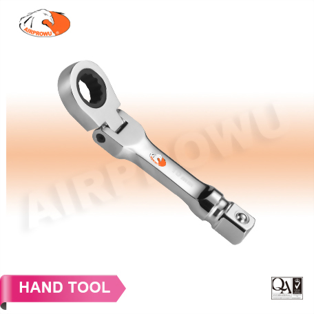 Hinged Ratchet Ring Wrench 3/8