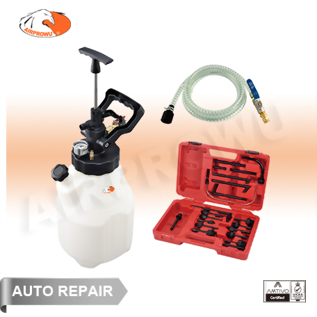 12.5 Liters Manual/Pneumatic Fluid Refilling Set w/ 21PCS Nylon Adapters