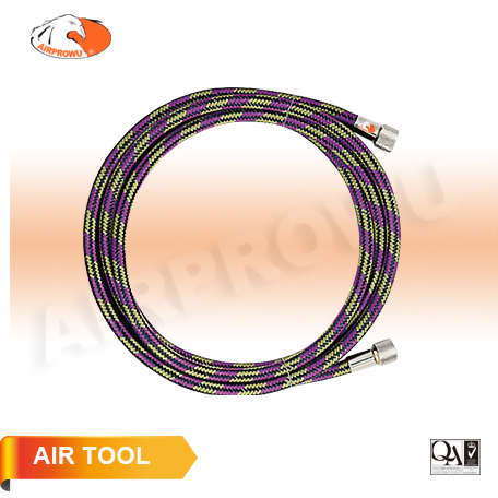 6.5FT Braided Air Hose Set w/Connector 1/8