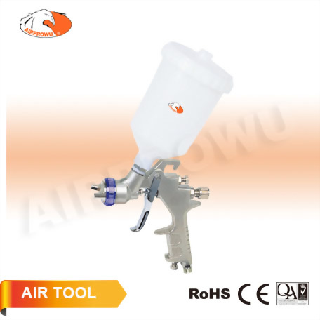 Water Base LVLP Gravity Feed Spray Gun w/0.6L Nylon Cup