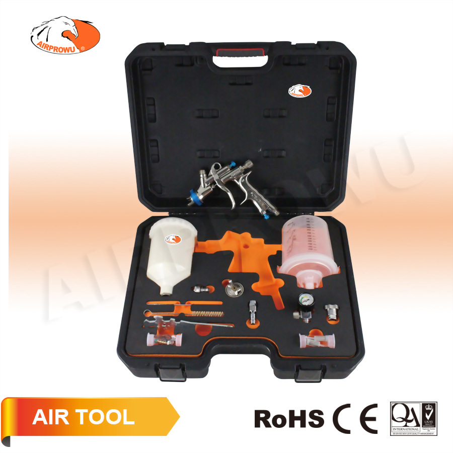 LVLP Water Base Gravity Feed Spray Gun Kit (14 PCS)