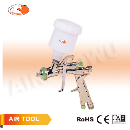 Water Base HVLP Gravity Feed Detailing Spray Gun w/125cc Nylon Cup