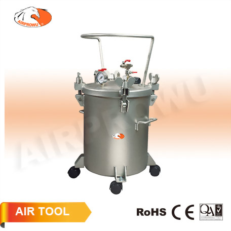 20 Liter (5 Gallon) Stainless Steel Pressure Tank Top Fluid Outlet No Agitator