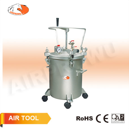 20 Liter Stainless Steel Pressure Pots, Manual Agitator