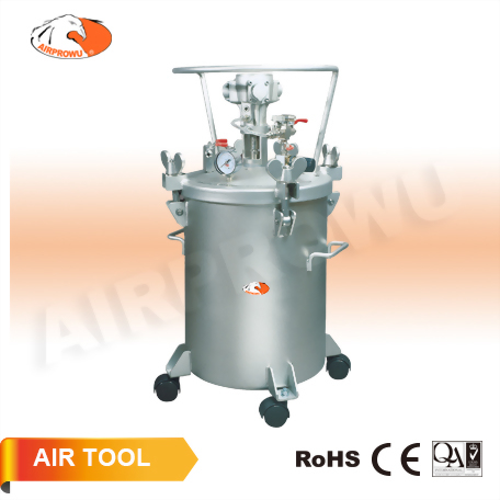 50 Liter Stainless Steel Pressure Pots, Air Agitator