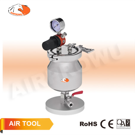 0.5L (0.12 Gallon) Clamp Type Stainless Steel Pressure Pots Bottom Fluid Outlet