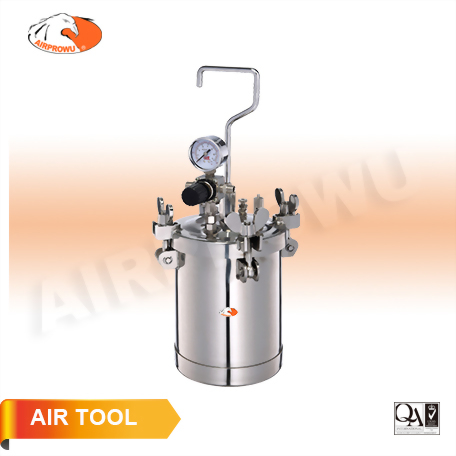 1 Gallon (4 Liter) Stainless Steel Pressure Tank Top Fluid Outlet