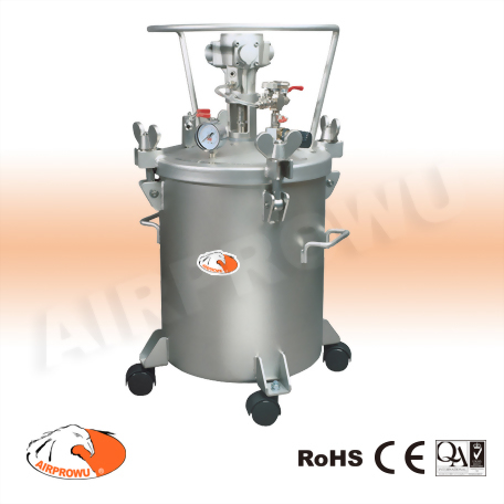 20 LITER STAINLESS STEEL PRESSURE POTS w/AIR AGITATOR