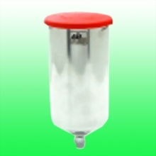 1 LITER ALUMINUM GRAVITY CUP w/SCREW-ON PLASTIC LID