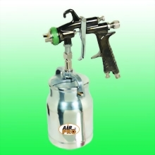 HVLP SUCTION FEED SPRAY GUN W/1.0 LITER ALUM CUP