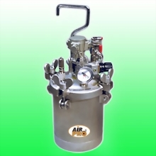 4 Liter Stainless Steel Pressure Pots w/ Air Agitator