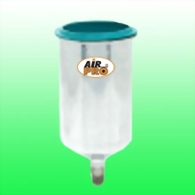 0.6 LITER ALUMINUM GRAVITY CUP w/MALE THREAD